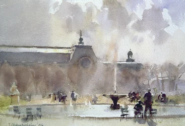 Windiger Tag, Tuilleries-Gärten, 1996